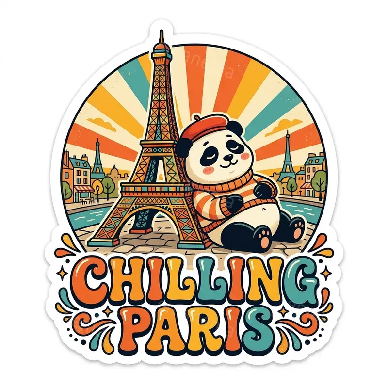 Retro Cartoon Funny Stickers