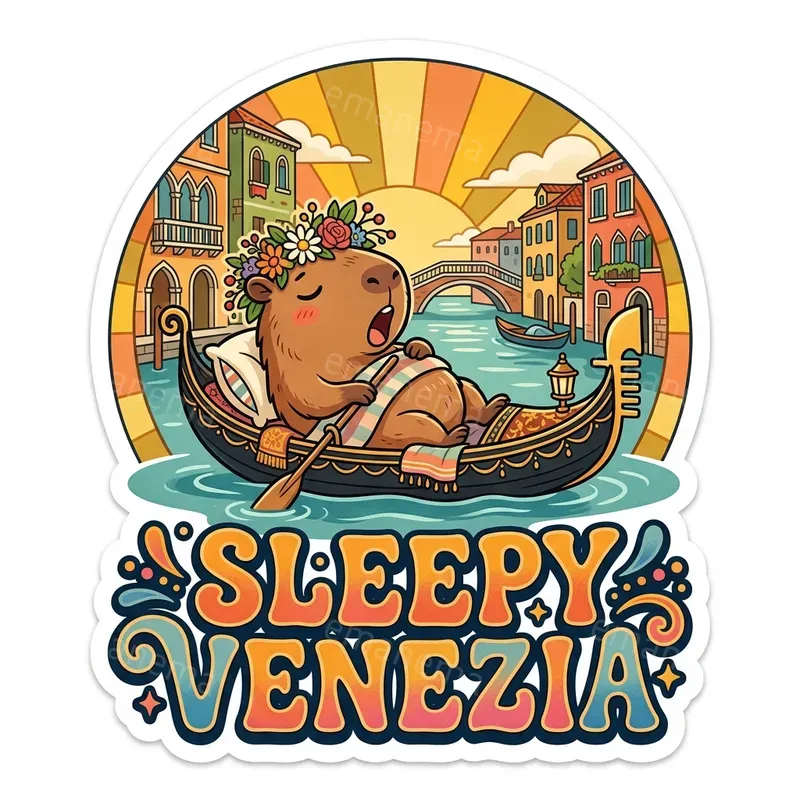 Retro Cartoon Funny Stickers