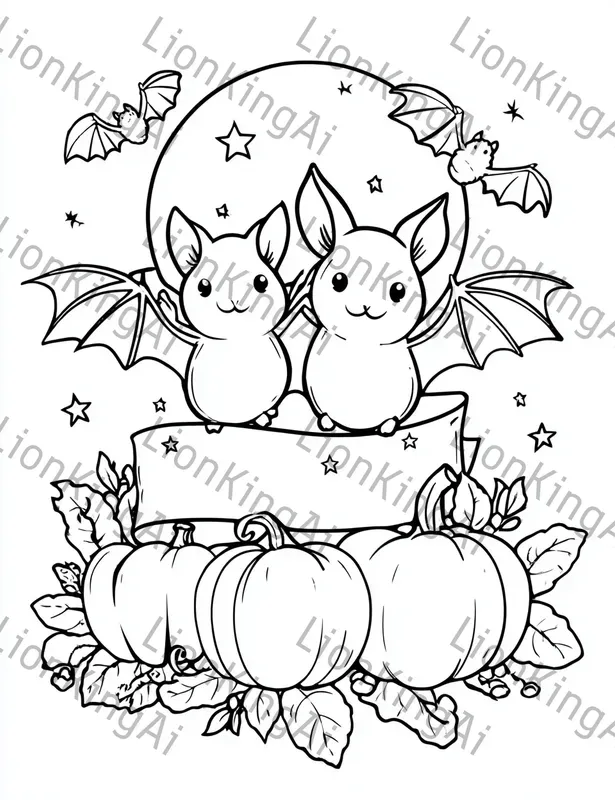 Simple Halloween Coloring Pages