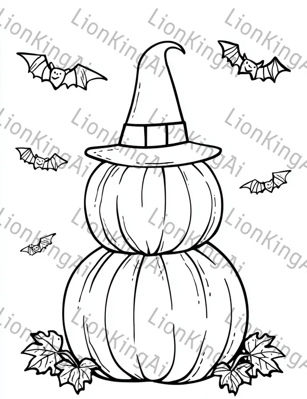 Simple Halloween Coloring Pages