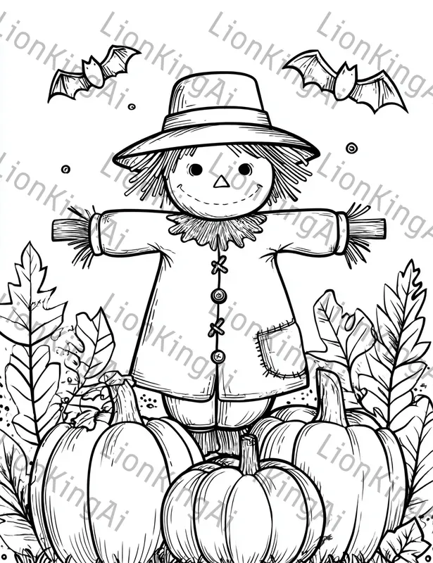 Simple Halloween Coloring Pages