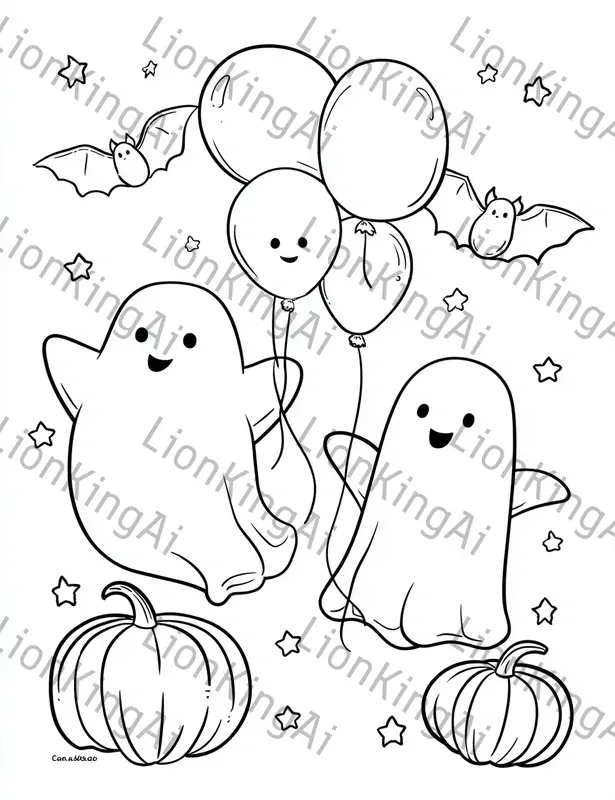 Simple Halloween Coloring Pages