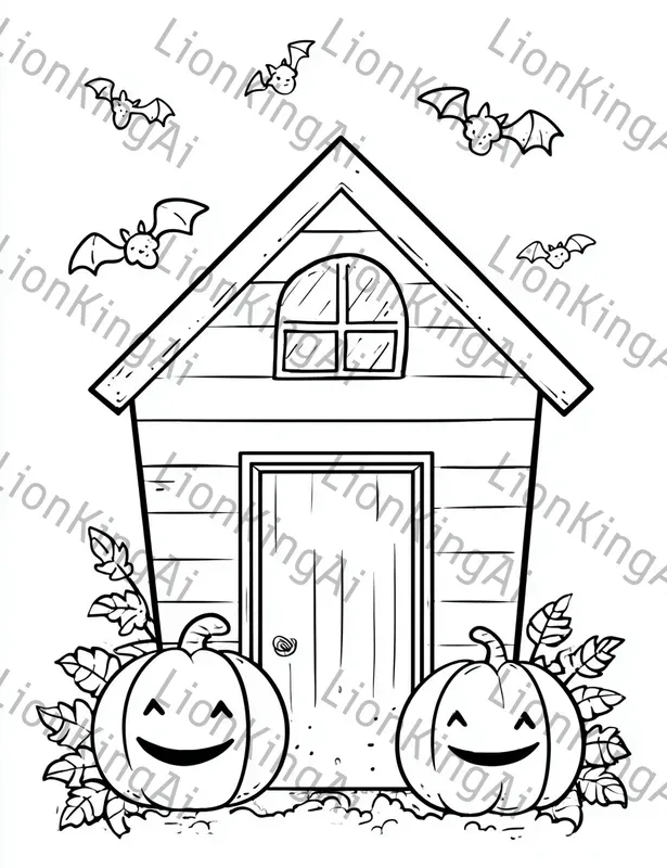 Simple Halloween Coloring Pages