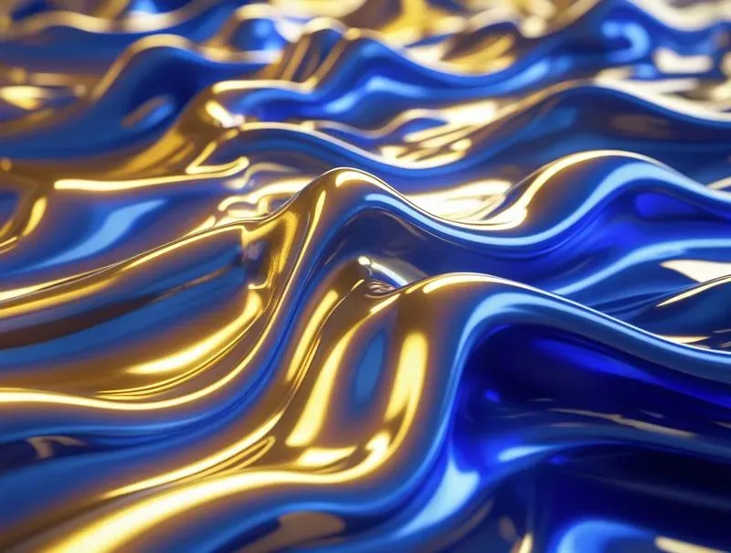 3D Abstract Glossy Liquid Backgrounds
