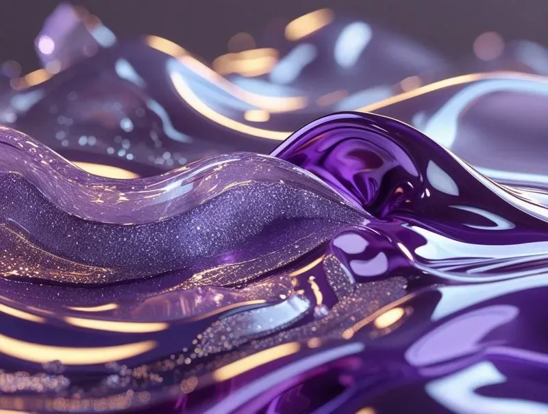 3D Abstract Glossy Liquid Backgrounds