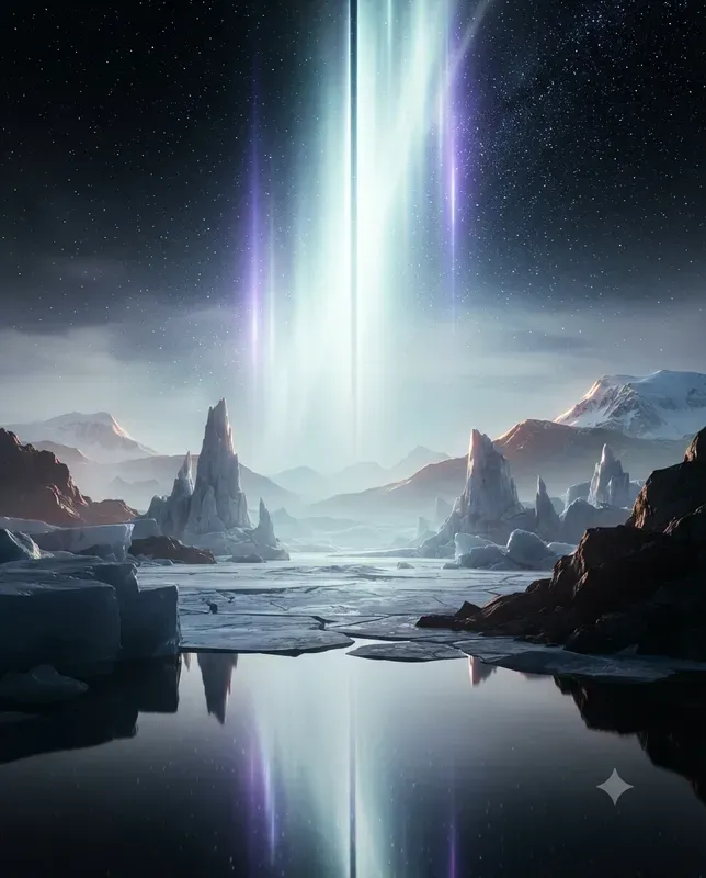 Surreal Night Sky Art