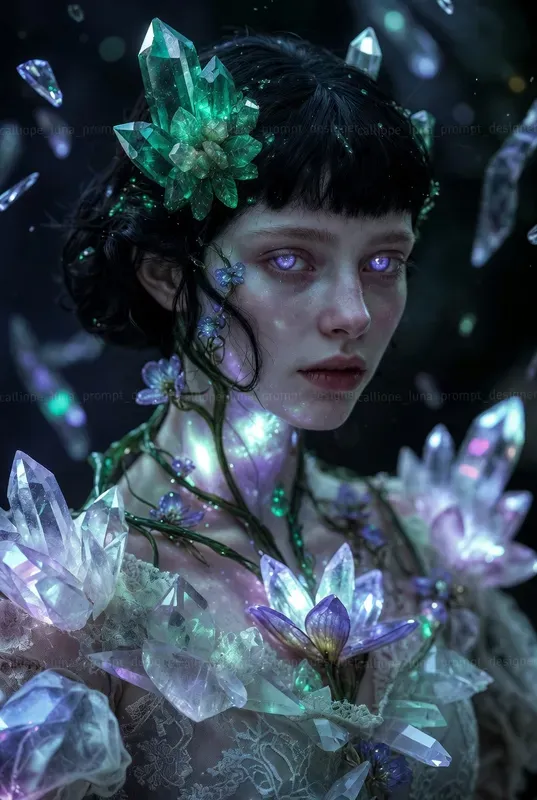 Crystal Bloom Entity Portraits