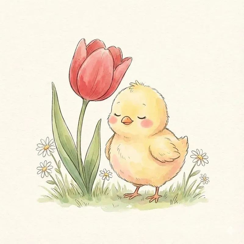 Sweet And Chubby Watercolor Companions