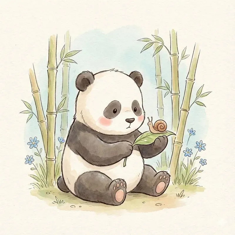 Sweet And Chubby Watercolor Companions