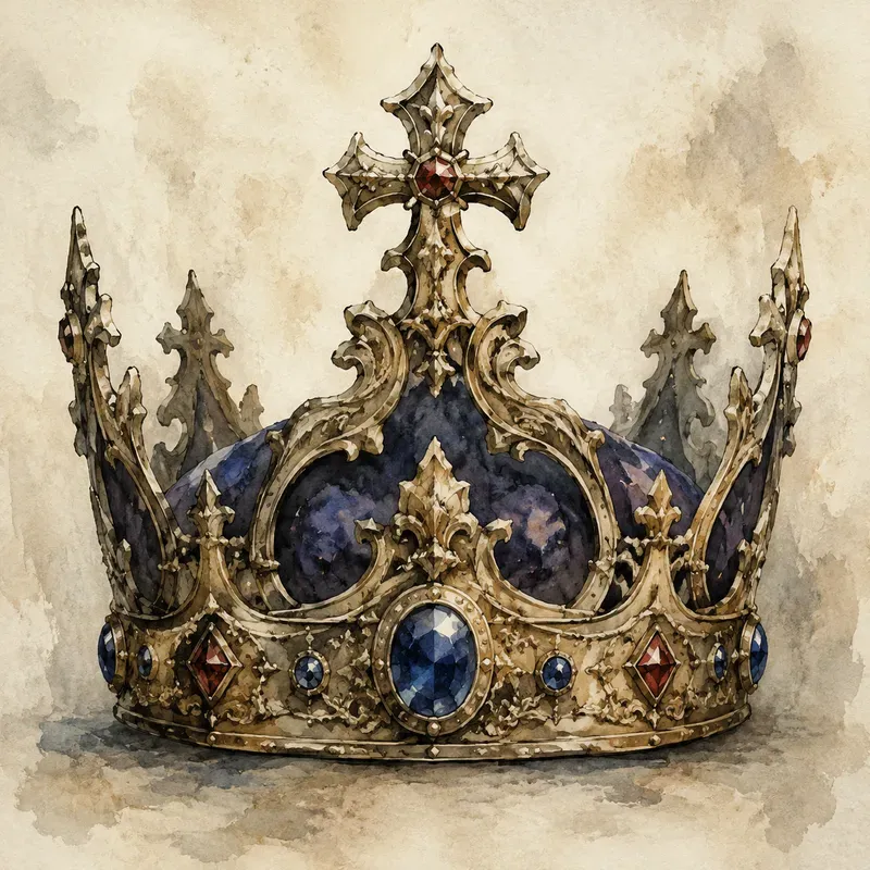 Medieval Watercolor Relics