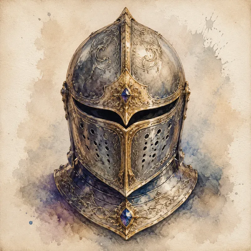 Medieval Watercolor Relics