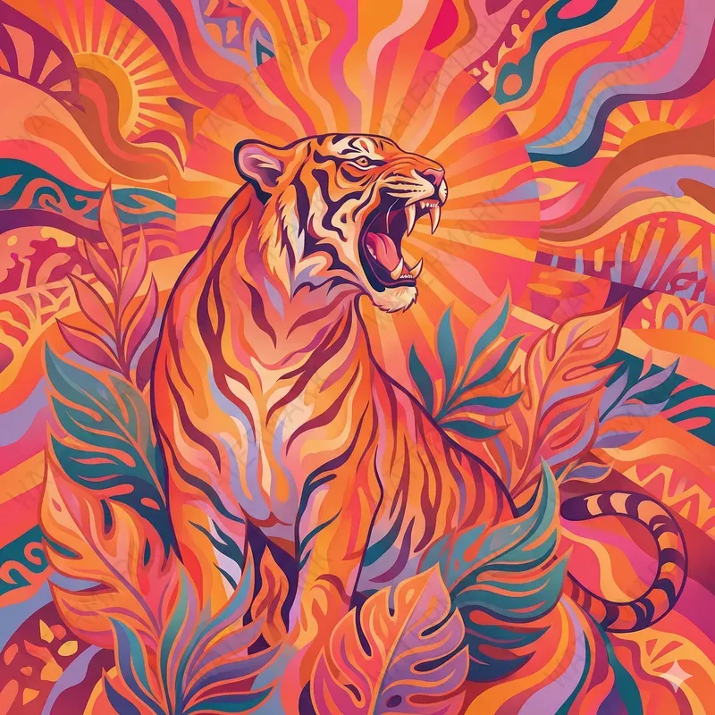 Colorful Expressionist Graphic Posters