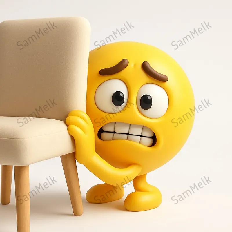 Cartoon Emoji Poses In 3D Style