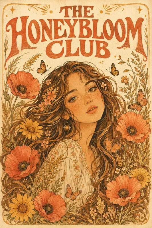 Whimsical Floral Girl Concert Posters