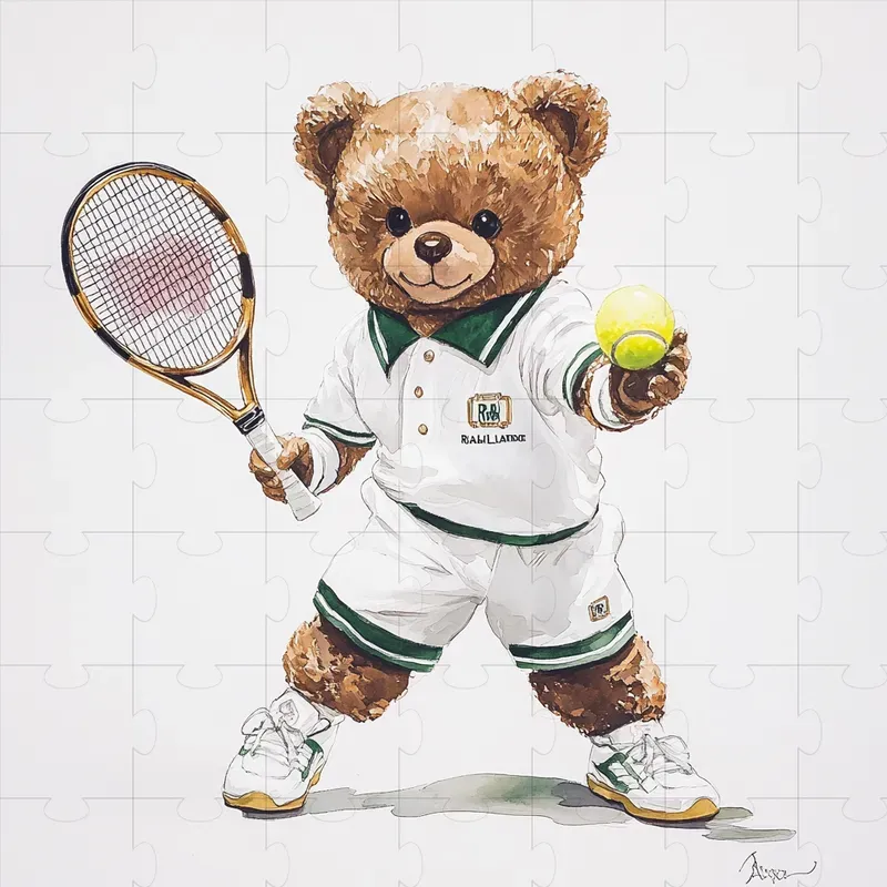 The Polo Bear Mascots Watercolors