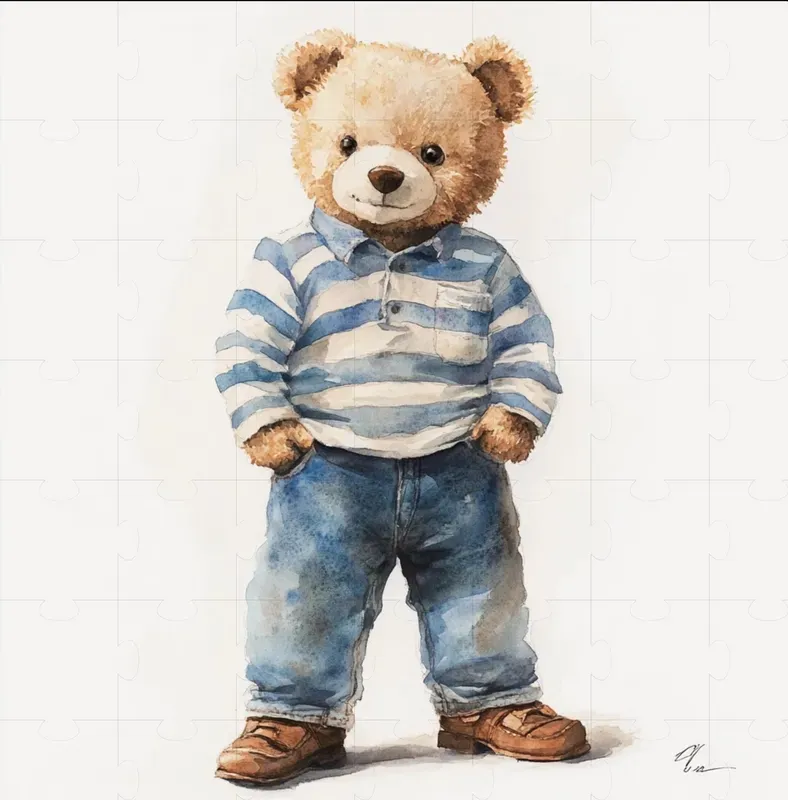 The Polo Bear Mascots Watercolors