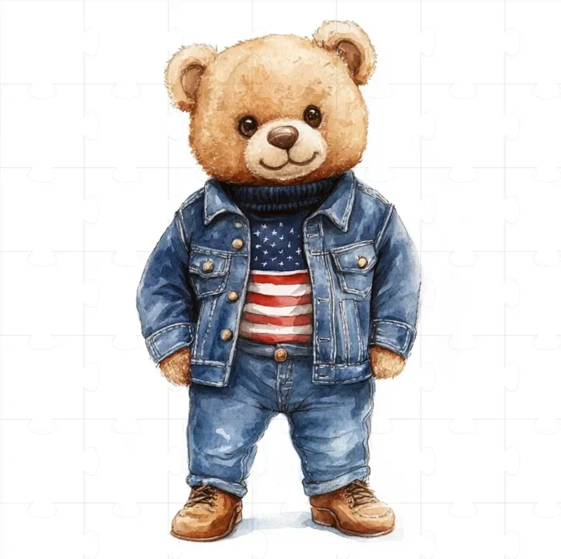 The Polo Bear Mascots Watercolors