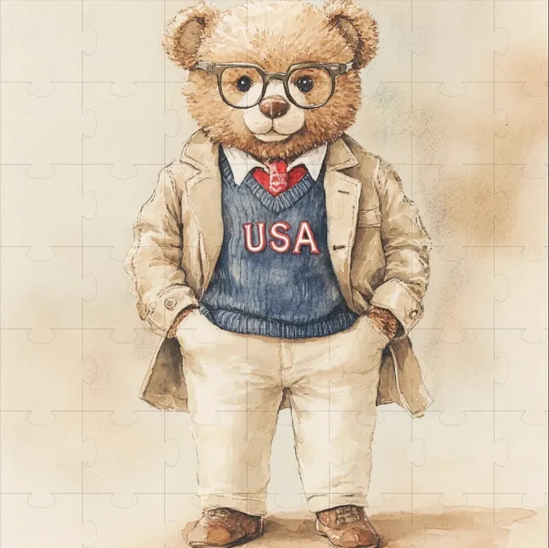 The Polo Bear Mascots Watercolors