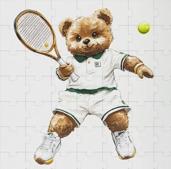 The Polo Bear Mascots Watercolors