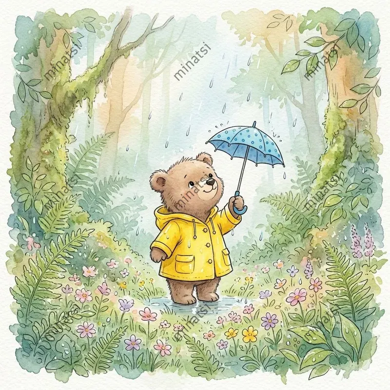 Watercolor Childrens Book Illustrations