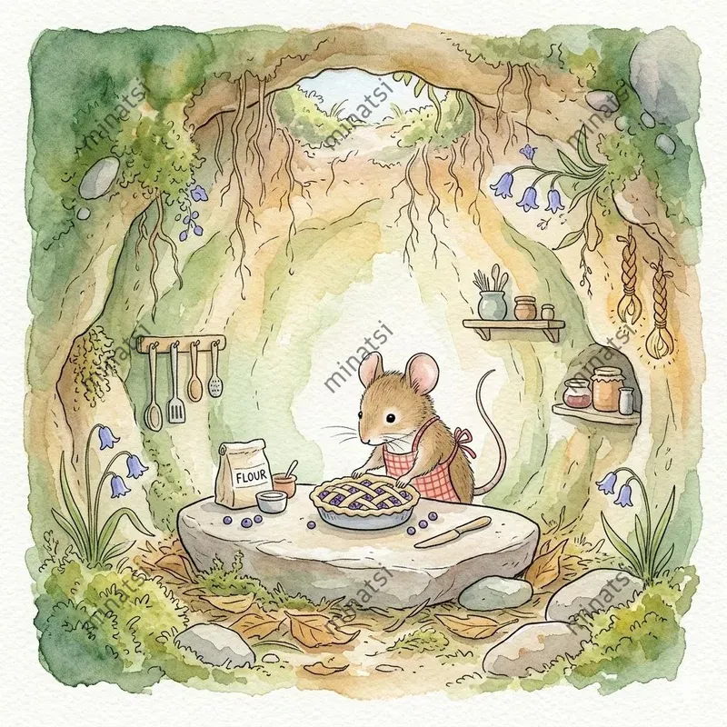 Watercolor Childrens Book Illustrations