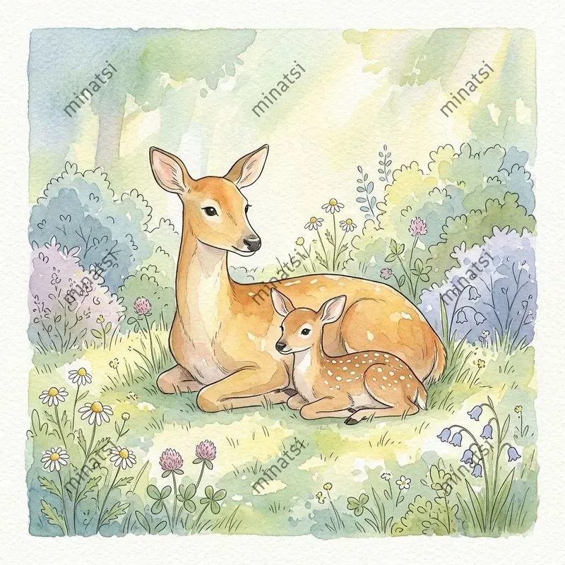 Watercolor Childrens Book Illustrations