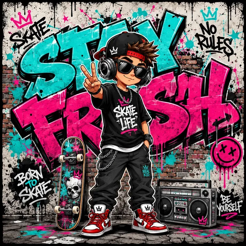 Urban Graffiti Tshirt Designs