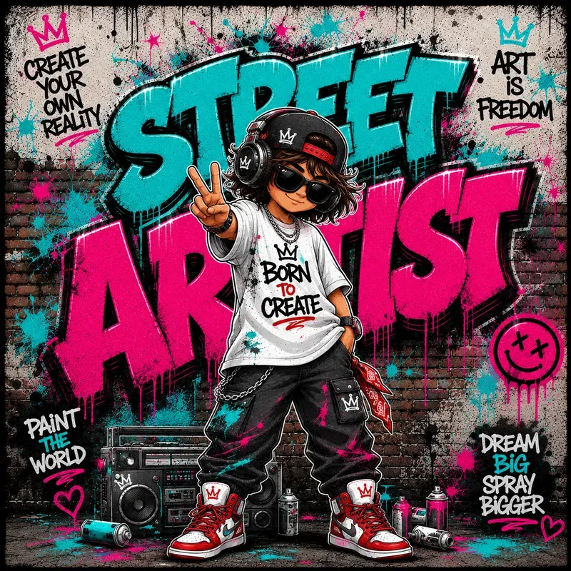Urban Graffiti Tshirt Designs