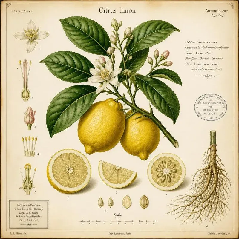 Botanical Fruit Illustration Generator