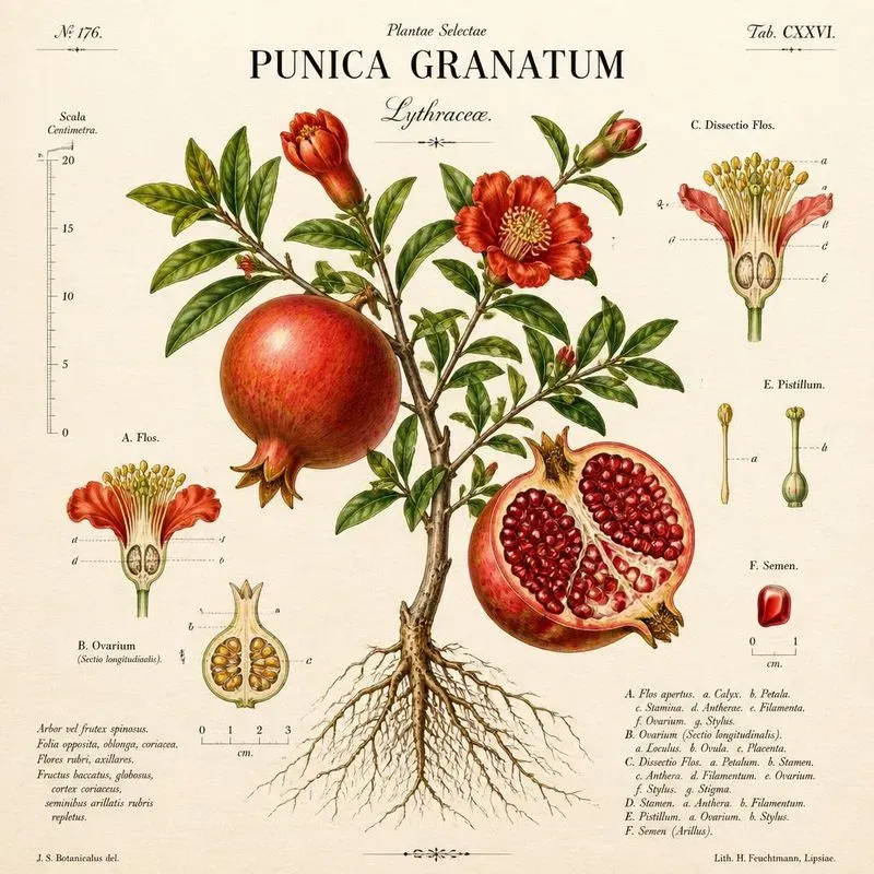 Botanical Fruit Illustration Generator