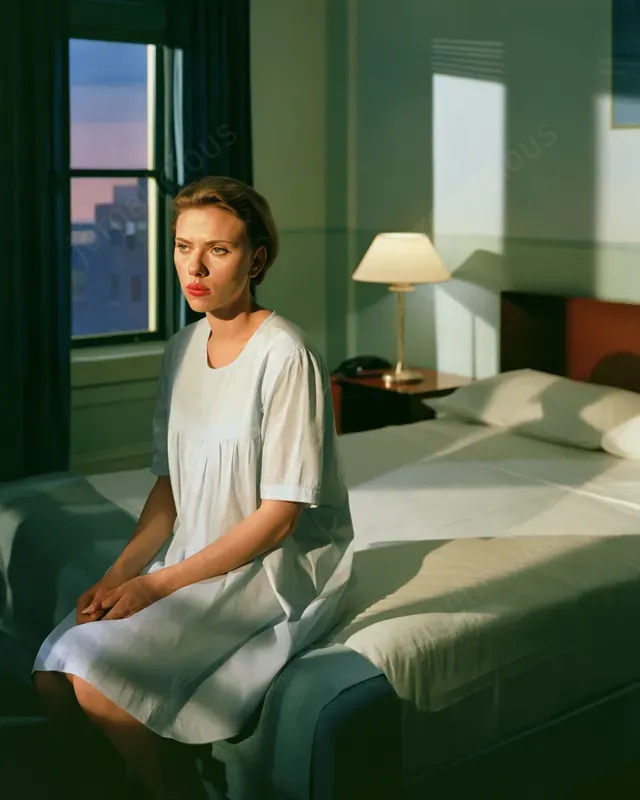 Your Photos In An Edward Hopper Scene