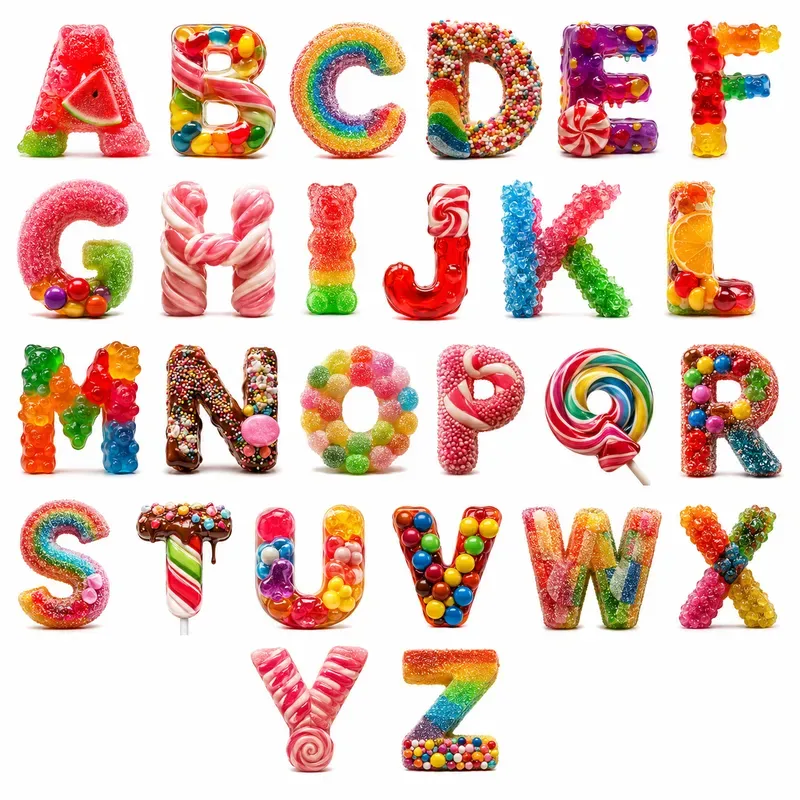 Az Creative 3D Object Alphabet Sets