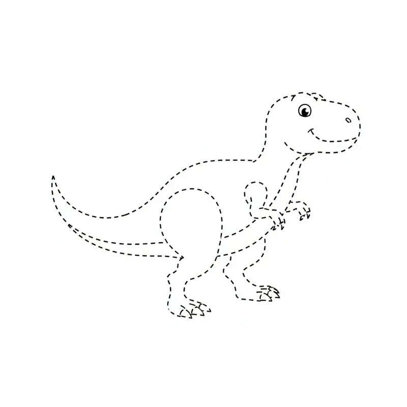 Advanced Dashed Tracing Pages For Kids