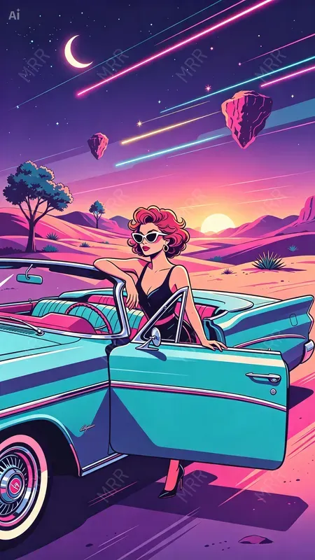 Retro Car Fantasy Posts