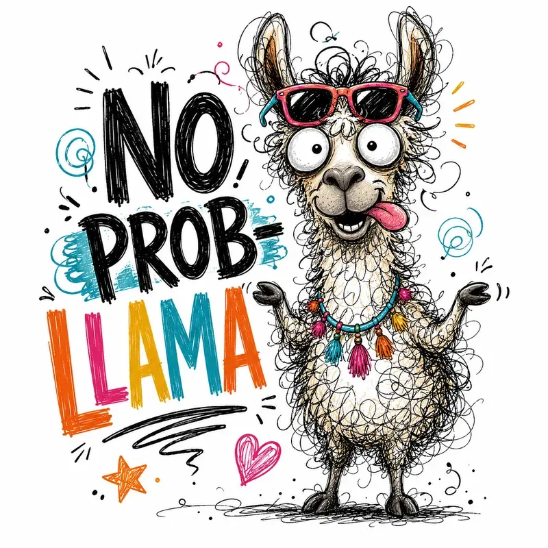 Whimsical Scribble Critter Quotes
