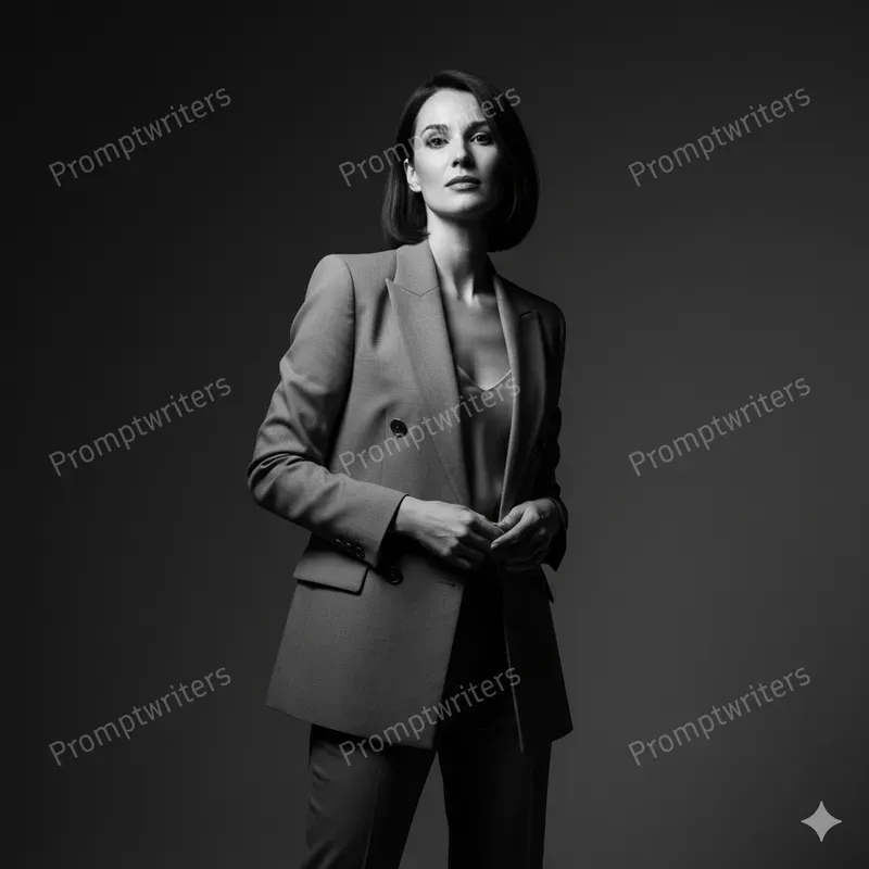 Elegant Monochrome Studio Portraits