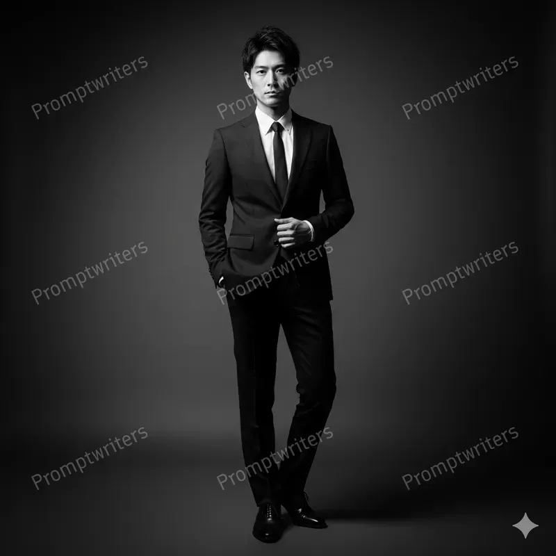 Elegant Monochrome Studio Portraits