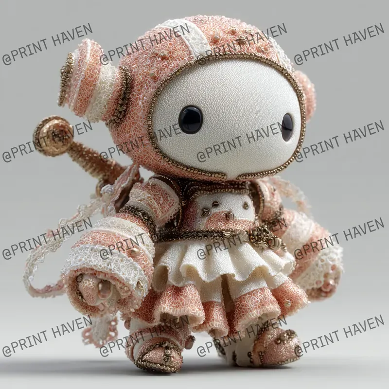 3D Textured Ios Inspired Characters