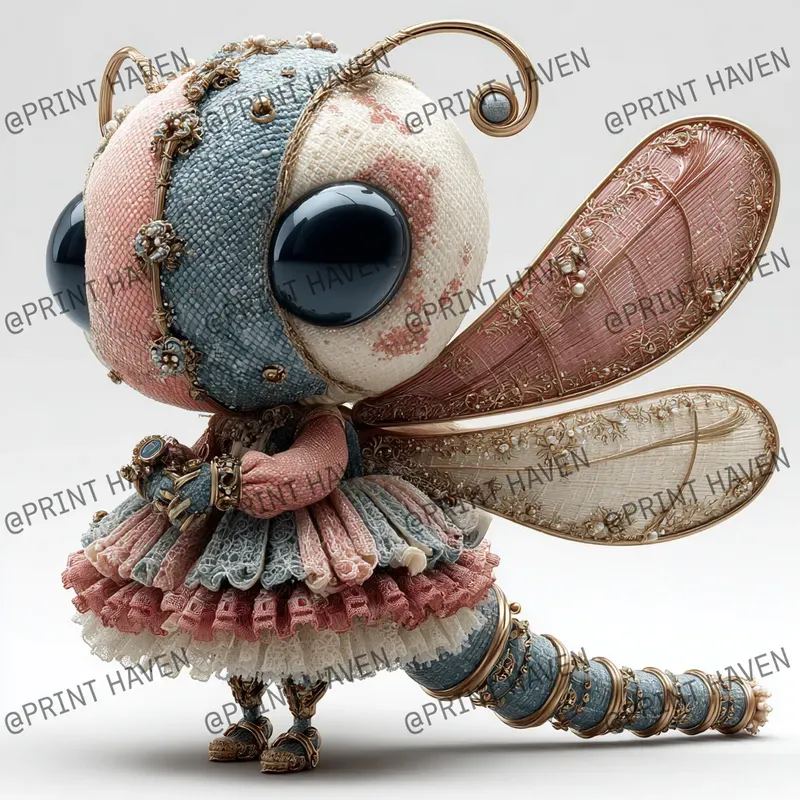 3D Textured Ios Inspired Characters