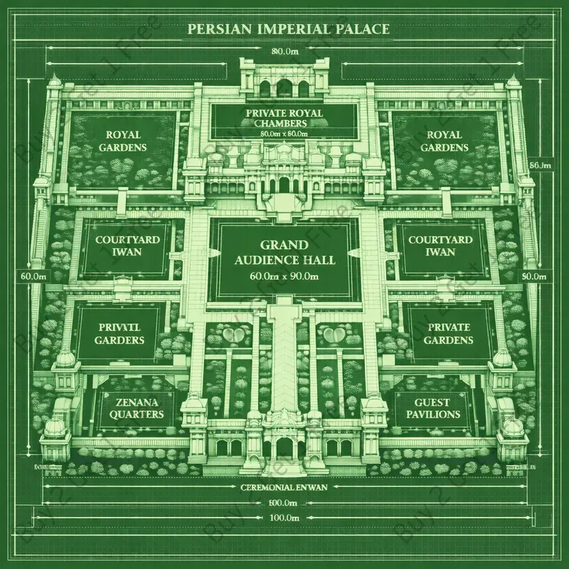 Royal Palace 3D Master Blueprint Plans