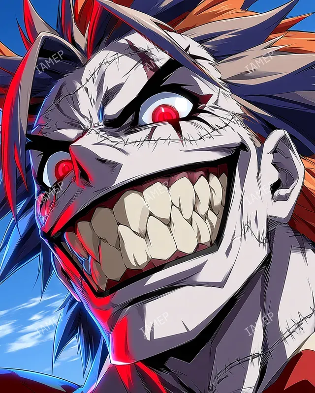 Extreme Anime Caricature Portraits