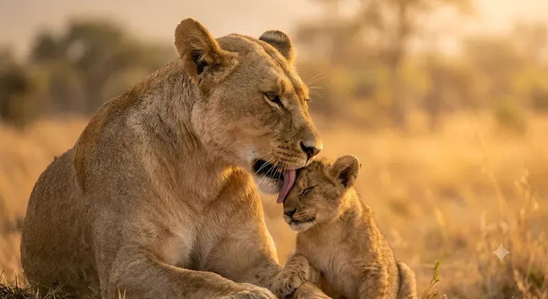 Emotional Wildlife Bond Commercial Photos
