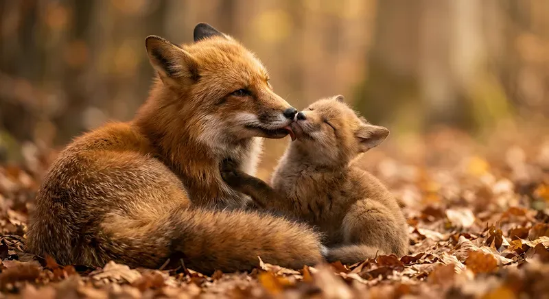 Emotional Wildlife Bond Commercial Photos