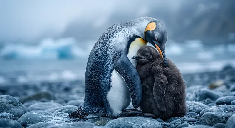 Emotional Wildlife Bond Commercial Photos