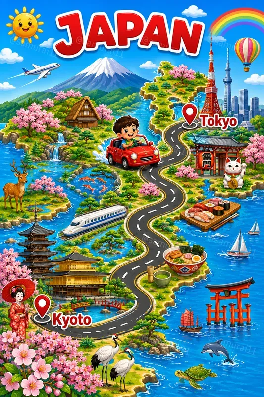 Create Fun Road Trip Maps For Kids