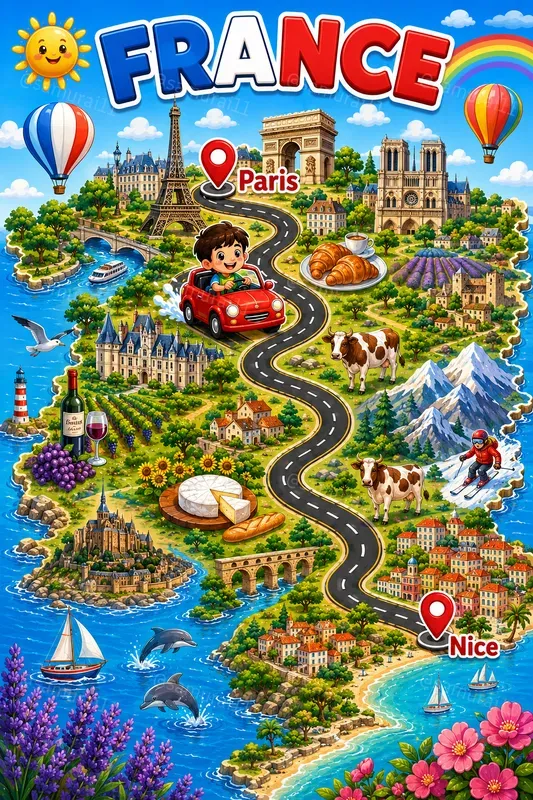 Create Fun Road Trip Maps For Kids