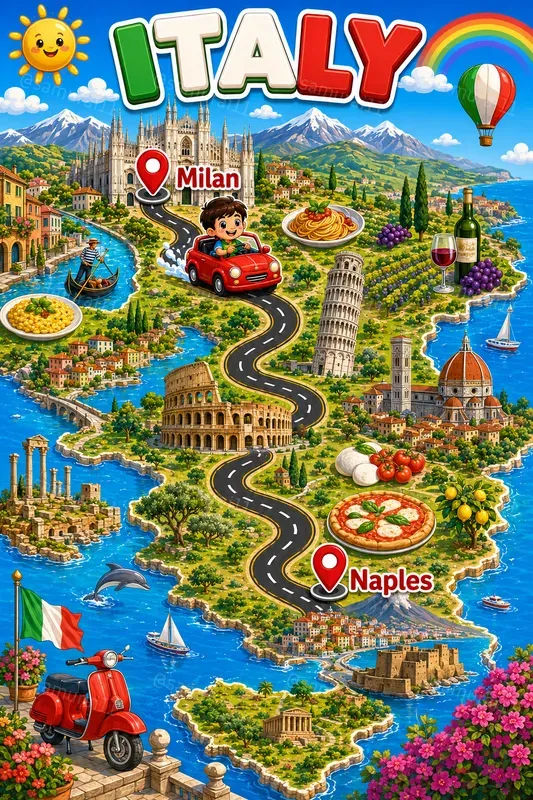 Create Fun Road Trip Maps For Kids