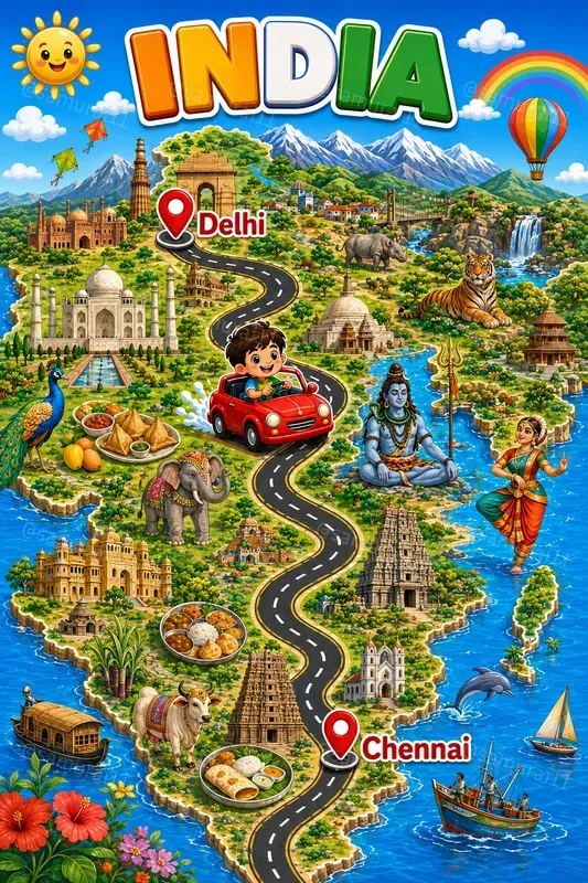 Create Fun Road Trip Maps For Kids
