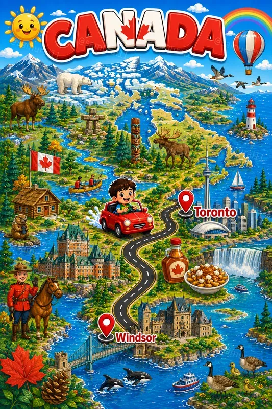 Create Fun Road Trip Maps For Kids