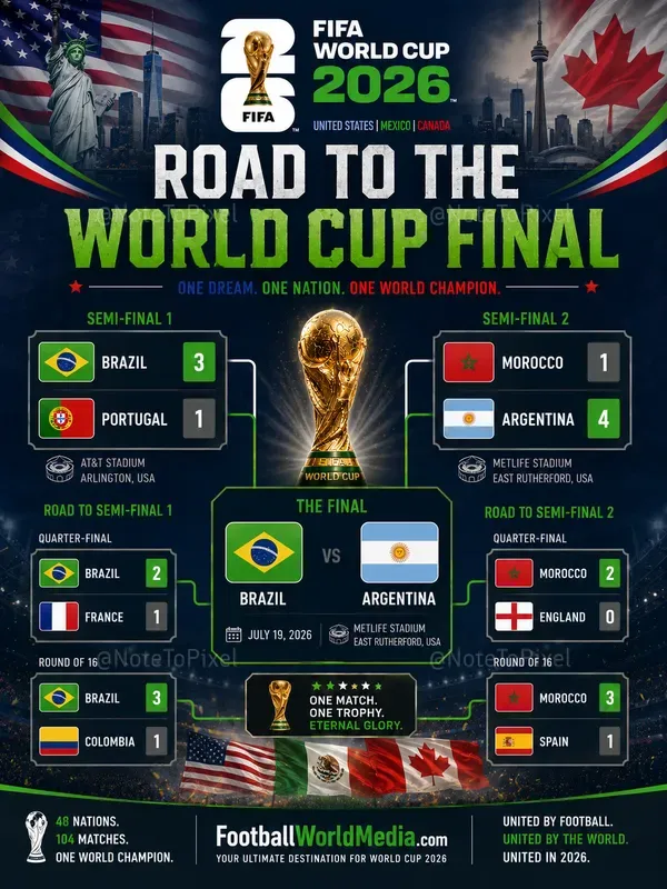 World Cup 2026 Bracket Graphics